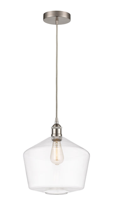 Innovations 616-1P-SN-G652-12 One Light Mini Pendant, Brushed Satin Nickel
