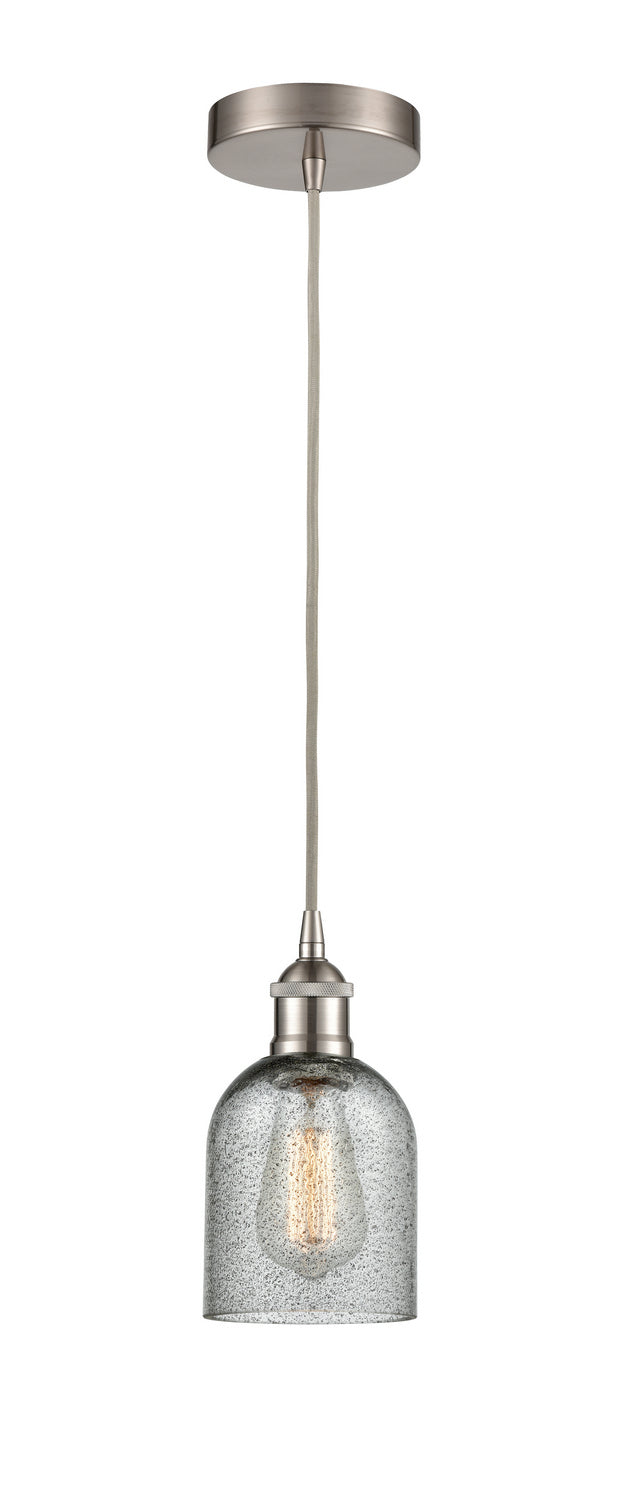 Innovations 616-1P-SN-G257 One Light Mini Pendant, Brushed Satin Nickel