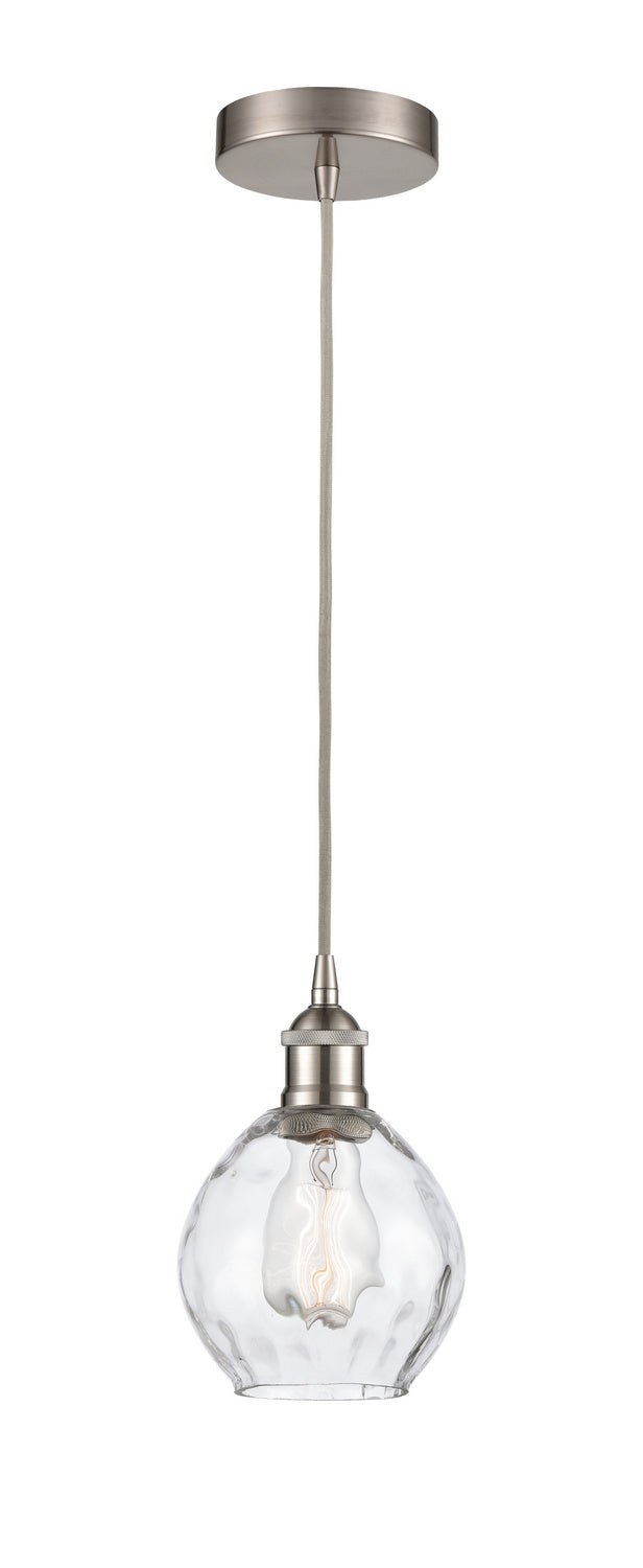 Innovations 616-1P-SN-G362 One Light Mini Pendant, Brushed Satin Nickel