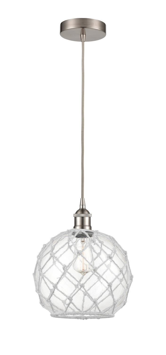 Innovations 616-1P-SN-G122-10RW One Light Mini Pendant, Brushed Satin Nickel