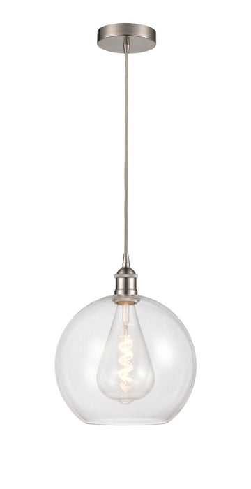Innovations 616-1P-SN-G122-12 One Light Mini Pendant, Brushed Satin Nickel