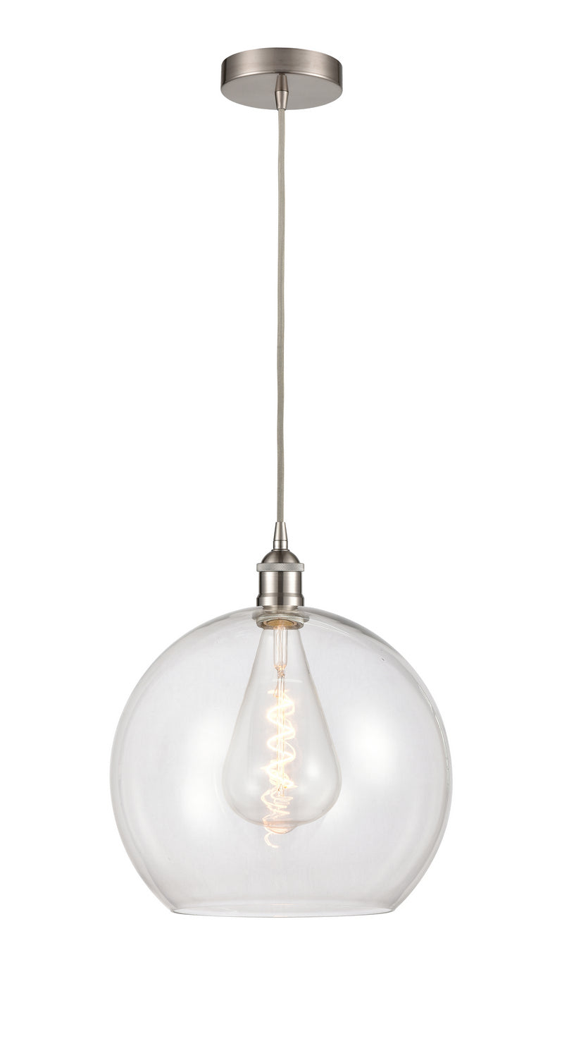 Innovations 616-1P-SN-G122-14 One Light Pendant, Brushed Satin Nickel