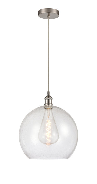 Innovations 616-1P-SN-G124-14 One Light Pendant, Brushed Satin Nickel