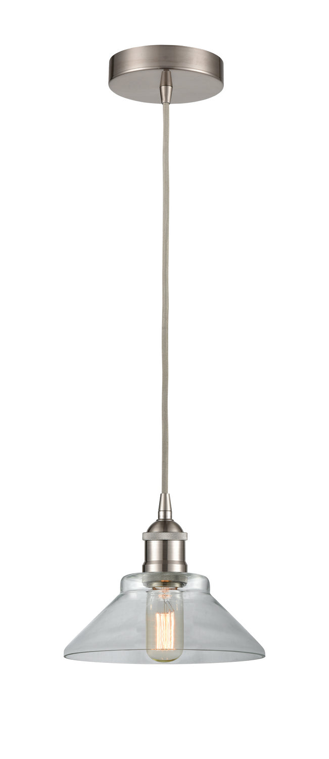 Innovations 616-1P-SN-G132 One Light Mini Pendant, Brushed Satin Nickel