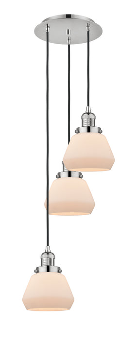 Innovations 113F-3P-PN-G171 Three Light Pendant, Polished Nickel
