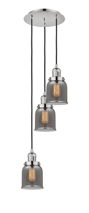 Innovations 113F-3P-PN-G53 Three Light Pendant, Polished Nickel
