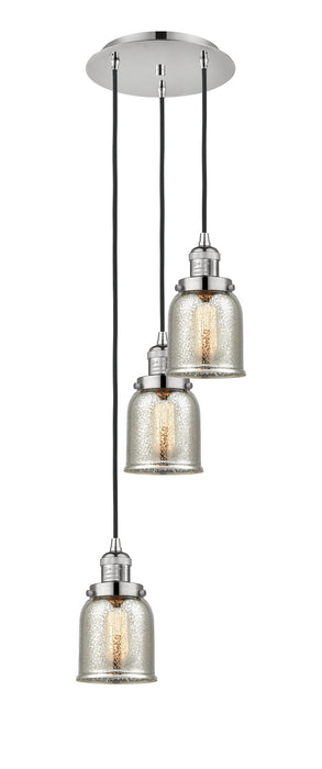 Innovations 113F-3P-PN-G58 Three Light Pendant, Polished Nickel