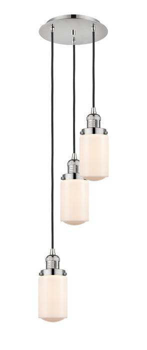 Innovations 113F-3P-PN-G311 Three Light Pendant, Polished Nickel