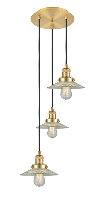 Innovations 113F-3P-SG-G2 Three Light Pendant, Satin Gold
