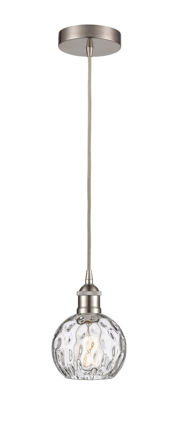 Innovations 616-1P-SN-G1215-6-LED LED Mini Pendant, Brushed Satin Nickel