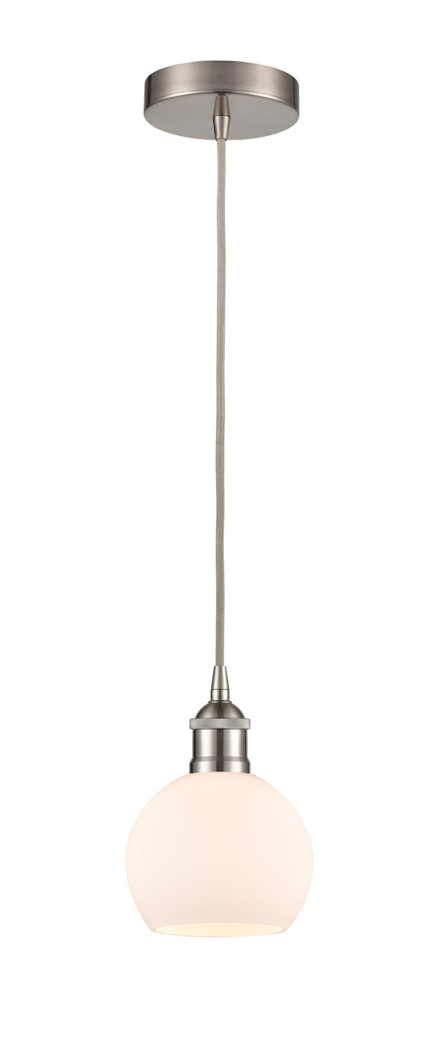 Innovations 616-1P-SN-G121-6-LED LED Mini Pendant, Brushed Satin Nickel