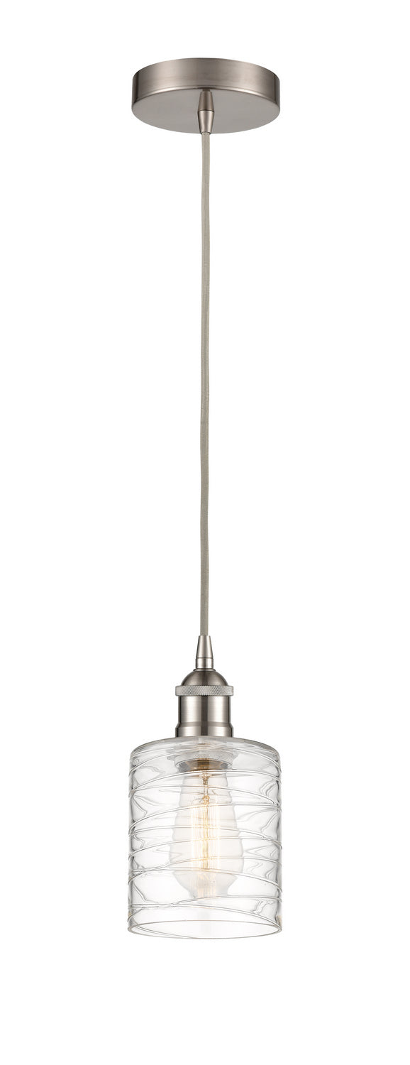 Innovations 616-1P-SN-G1113 One Light Mini Pendant, Brushed Satin Nickel