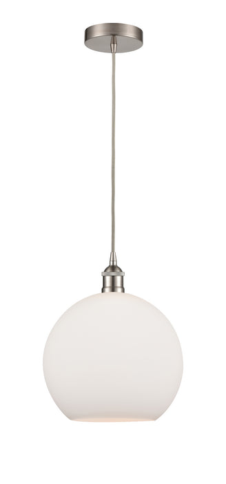 Innovations 616-1P-SN-G121-12 One Light Mini Pendant, Brushed Satin Nickel