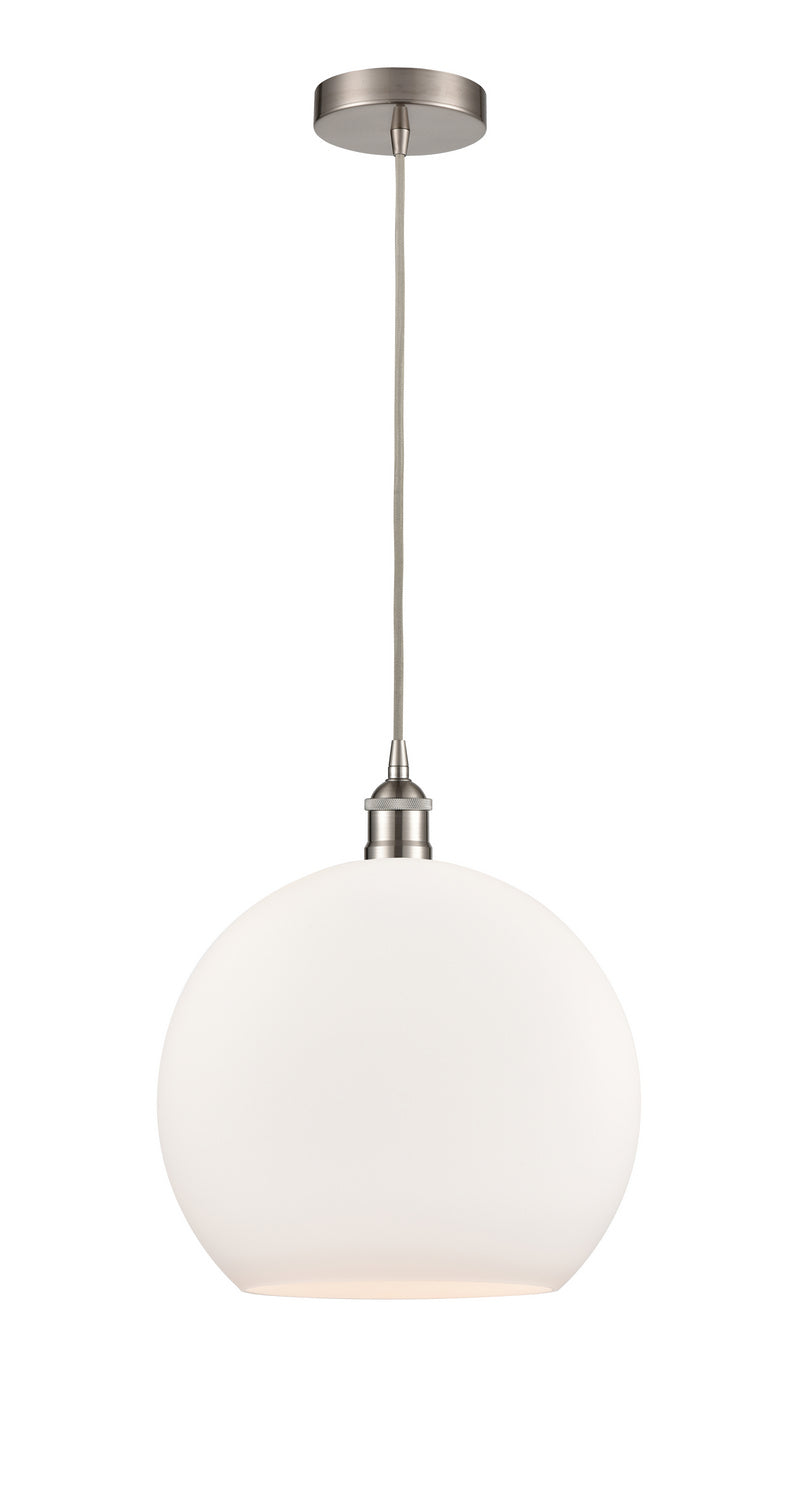 Innovations 616-1P-SN-G121-14 One Light Pendant, Brushed Satin Nickel