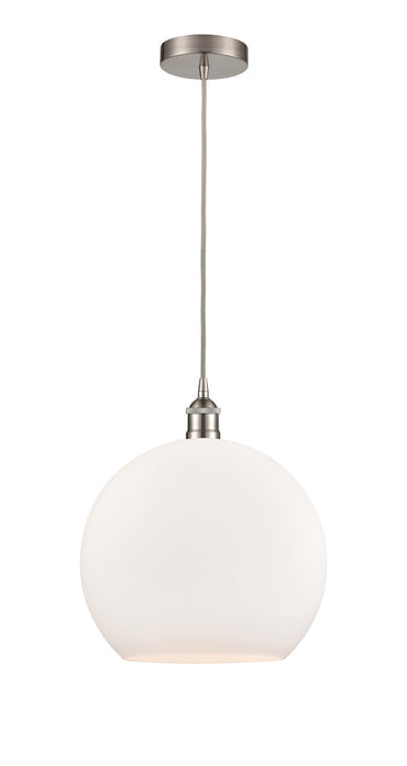 Innovations 616-1P-SN-G121-14 One Light Pendant, Brushed Satin Nickel