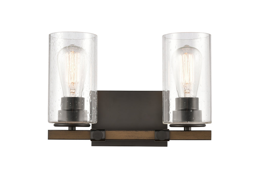 Innovations 445-2W-BK-SDY-LED LED Bath Vanity, Matte Black