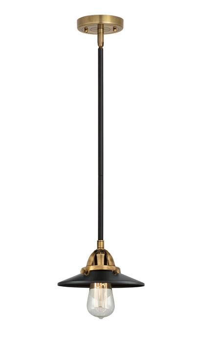 Innovations 288-1S-BAB-M6-BK One Light Mini Pendant, Black Antique Brass