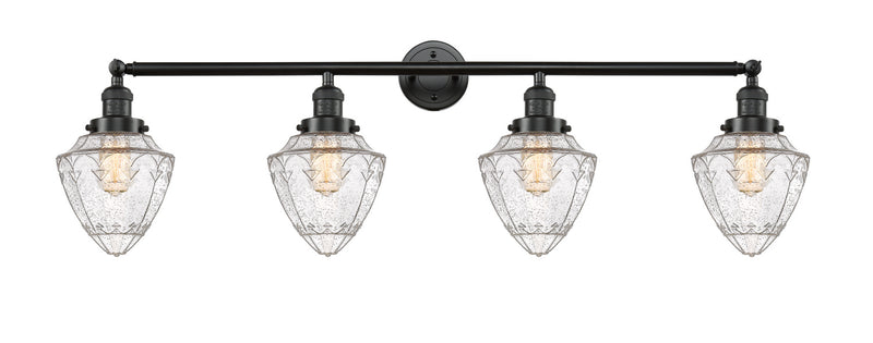 Innovations 215-OB-G664-7 Four Light Bath Vanity, Oil Rubbed Bronze