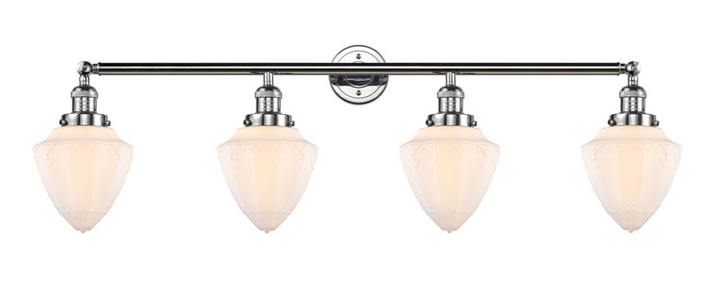 Innovations 215-PC-G661-7 Four Light Bath Vanity, Polished Chrome