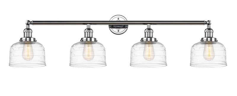 Innovations 215-PC-G713 Four Light Bath Vanity, Polished Chrome