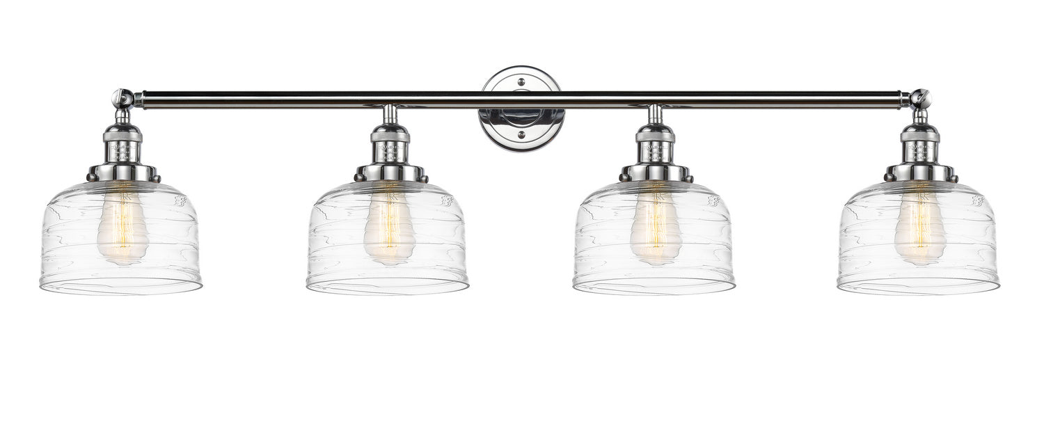 Innovations 215-PC-G713 Four Light Bath Vanity, Polished Chrome