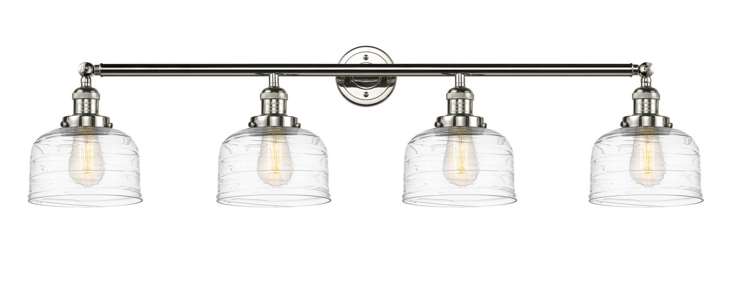 Innovations 215-PN-G713 Four Light Bath Vanity, Polished Nickel