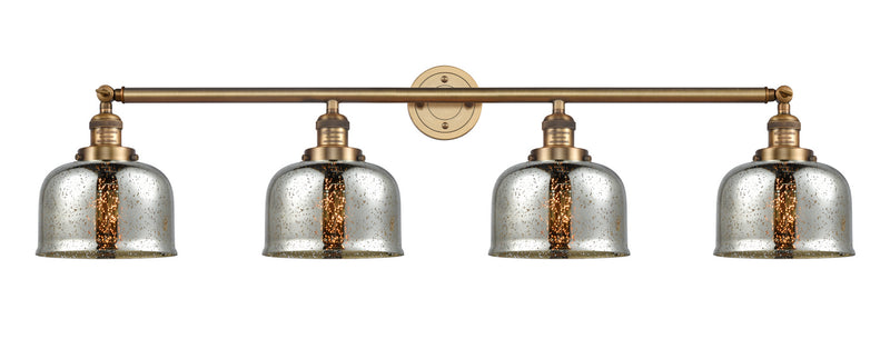 Innovations 215-BB-G78 Four Light Bath Vanity, Brushed Brass