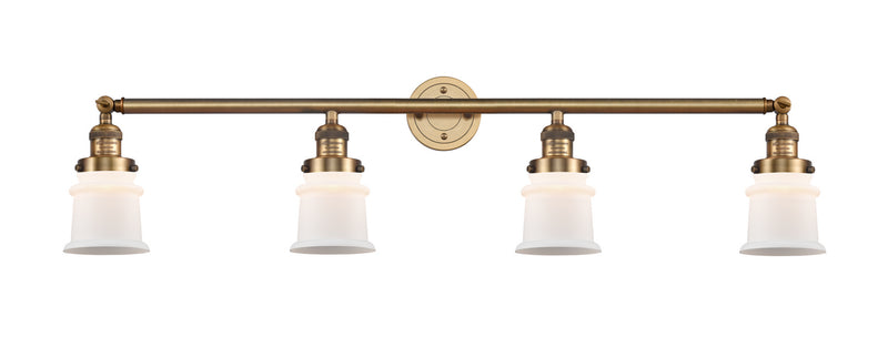 Innovations 215-BB-G181S Four Light Bath Vanity, Brushed Brass