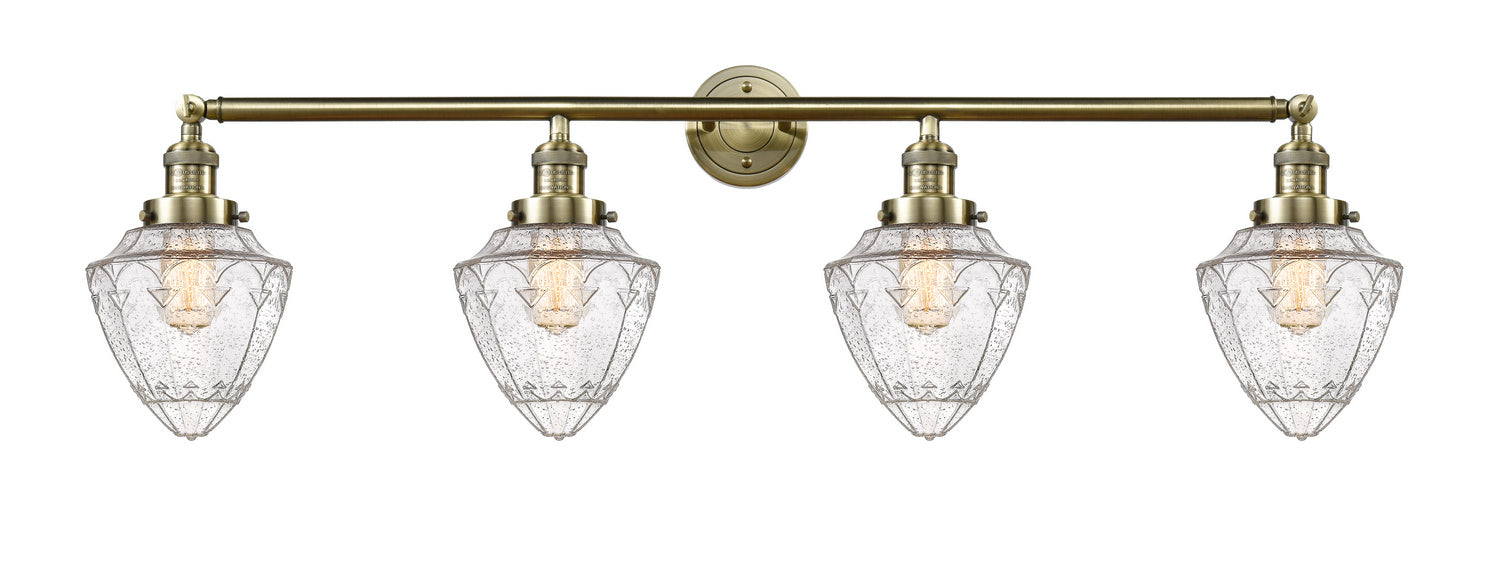 Innovations 215-AB-G664-7-LED LED Bath Vanity, Antique Brass