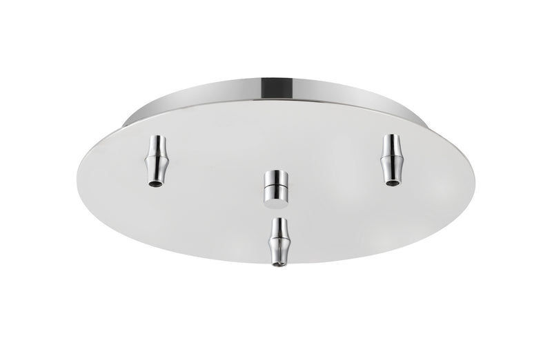 Innovations 113-PC Three Light Multi Port Canopy, Polished Chrome