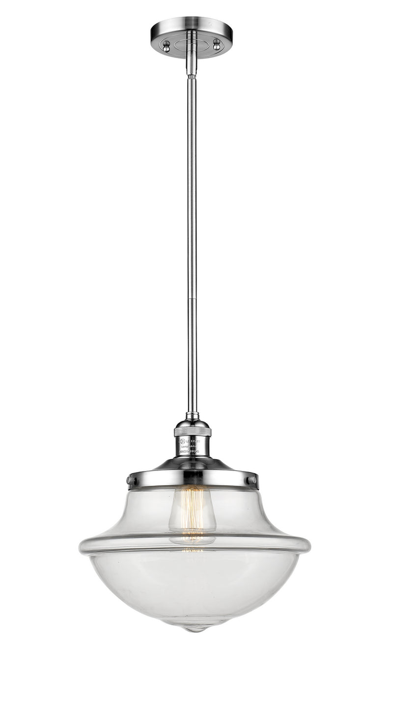 Innovations 201S-PC-G542 One Light Mini Pendant, Polished Chrome
