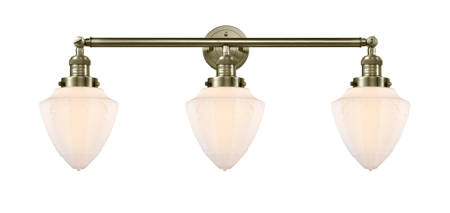 Innovations 205-AB-G661-7-LED LED Bath Vanity, Antique Brass