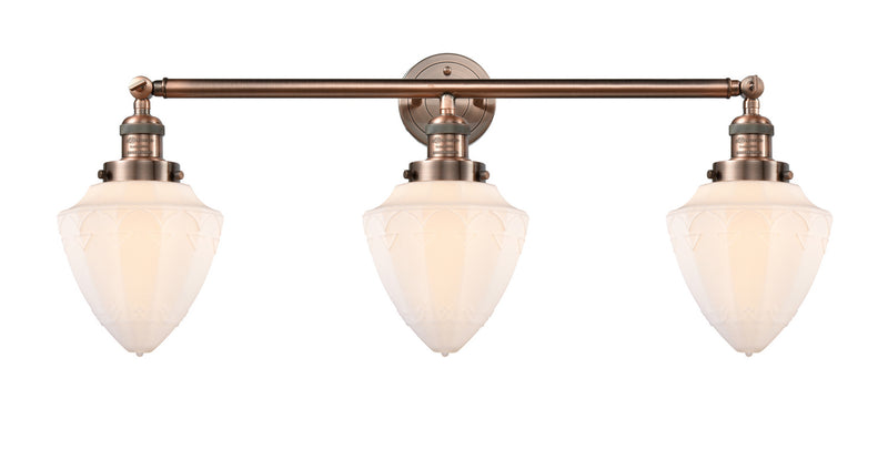 Innovations 205-AC-G661-7-LED LED Bath Vanity, Antique Copper