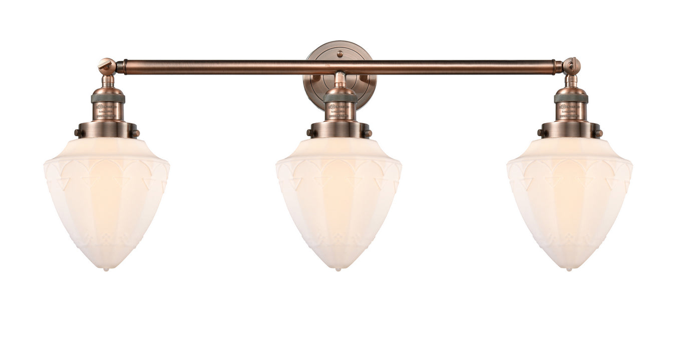 Innovations 205-AC-G661-7-LED LED Bath Vanity, Antique Copper