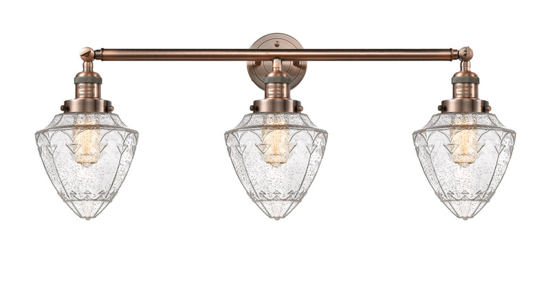 Innovations 205-AC-G664-7-LED LED Bath Vanity, Antique Copper