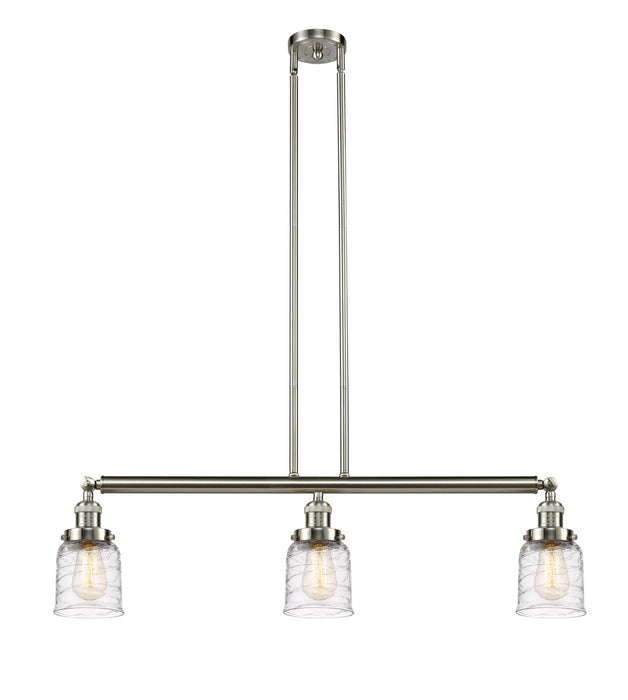 Innovations 213-SN-G513-LED LED Island Pendant, Brushed Satin Nickel