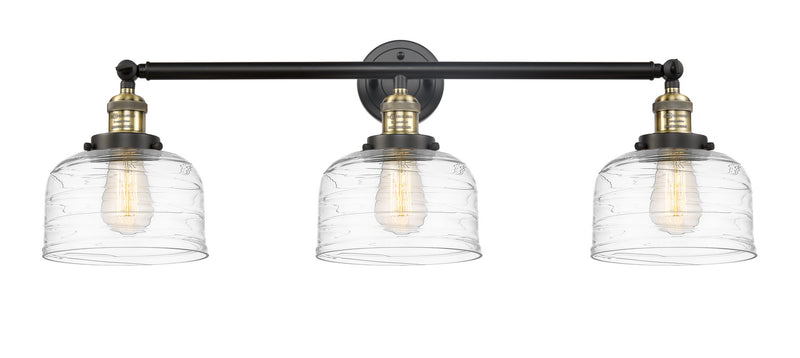 Innovations 205-BAB-G713 Three Light Bath Vanity, Black Antique Brass