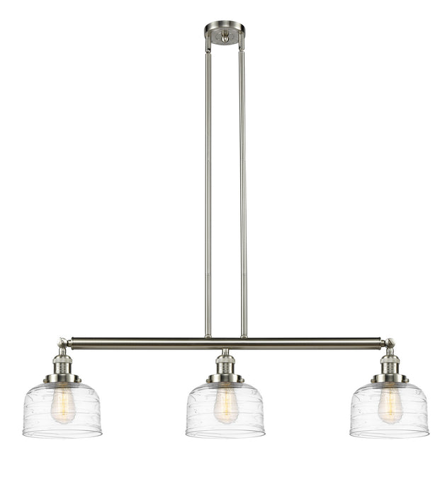 Innovations 213-SN-G713-LED LED Island Pendant, Brushed Satin Nickel