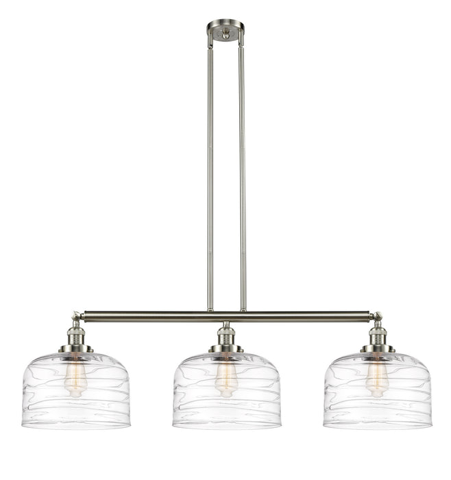 Innovations 213-SN-G713-L-LED LED Island Pendant, Brushed Satin Nickel