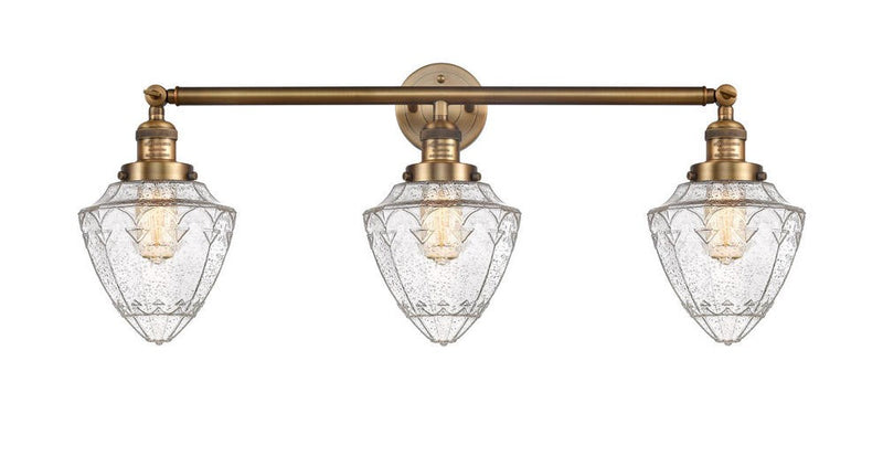 Innovations 205-BB-G664-7-LED LED Bath Vanity, Brushed Brass