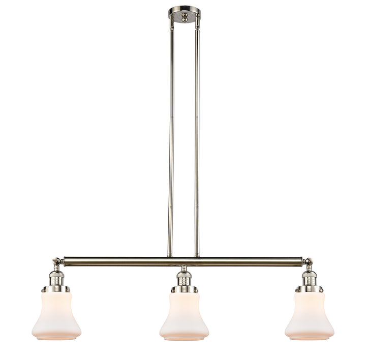 Innovations 213-PN-G191-LED LED Island Pendant, Polished Nickel