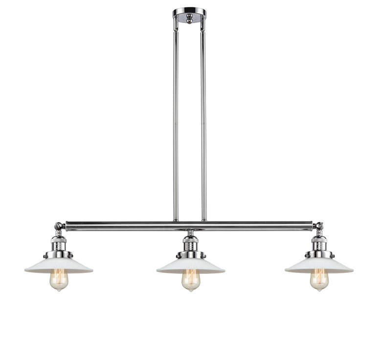 Innovations 213-PN-G1-LED LED Island Pendant, Polished Nickel