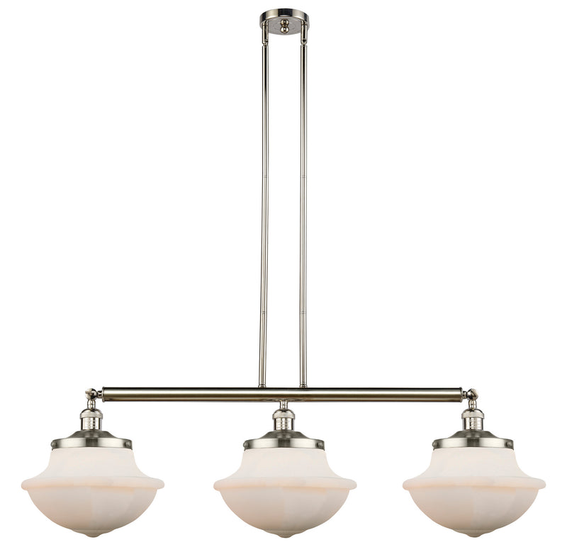Innovations 213-PN-G541-LED LED Island Pendant, Polished Nickel