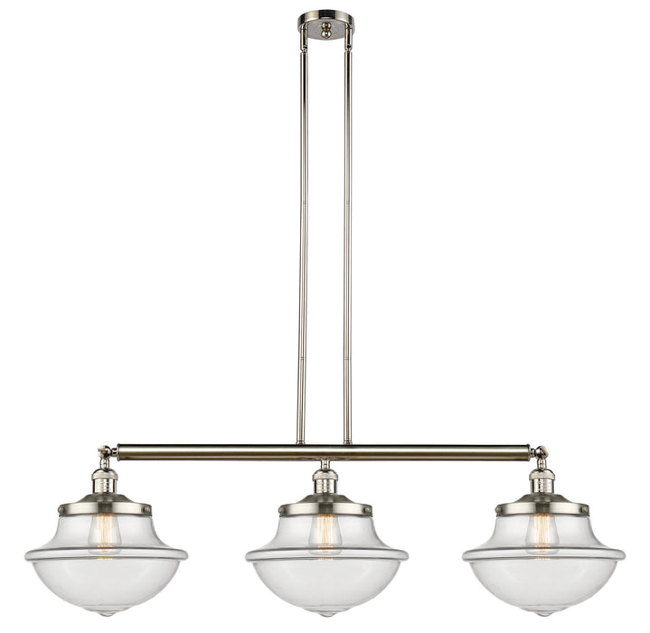 Innovations 213-PN-G542-LED LED Island Pendant, Polished Nickel