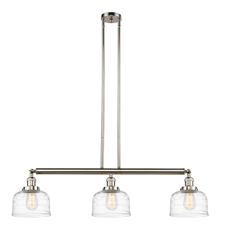 Innovations 213-PN-G713-LED LED Island Pendant, Polished Nickel