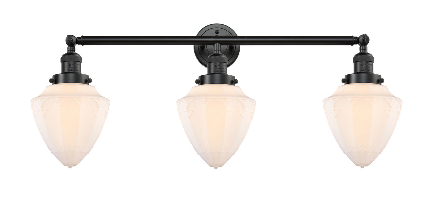 Innovations 205-OB-G661-7 Three Light Bath Vanity, Oil Rubbed Bronze