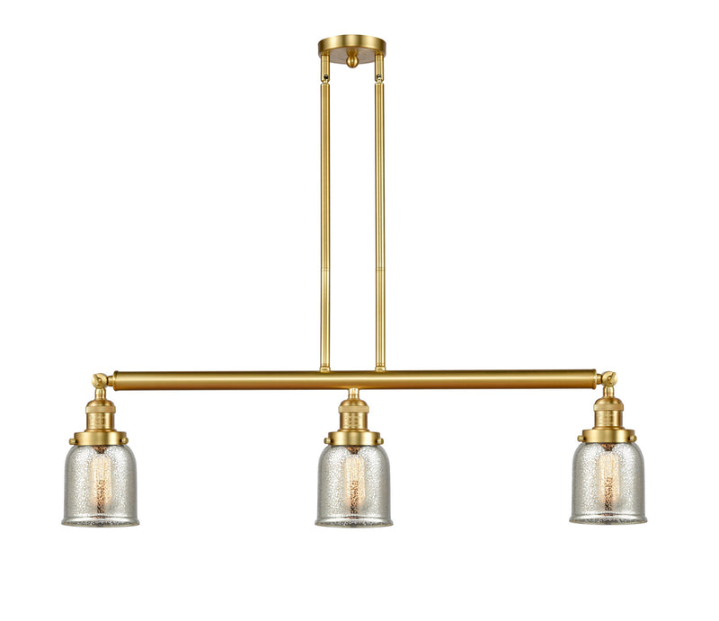 Innovations 213-SG-G58 Three Light Island Pendant, Satin Gold