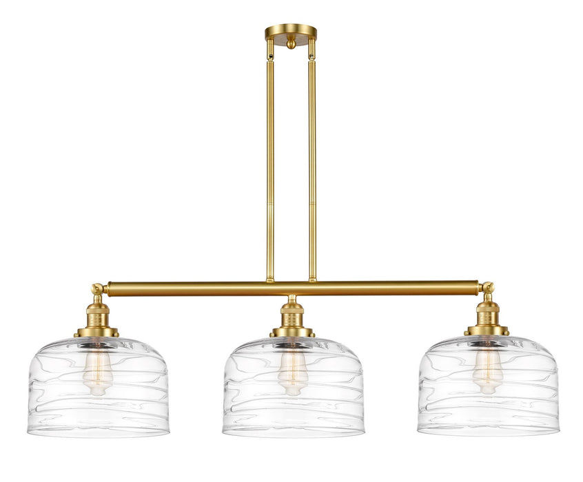 Innovations 213-SG-G713-L Three Light Island Pendant, Satin Gold