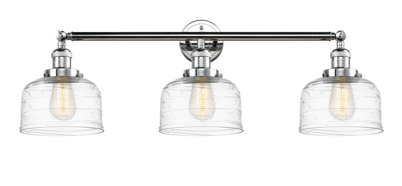 Innovations 205-PC-G713 Three Light Bath Vanity, Polished Chrome