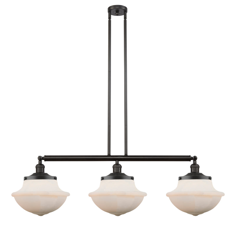 Innovations 213-OB-G541-LED LED Island Pendant, Oil Rubbed Bronze